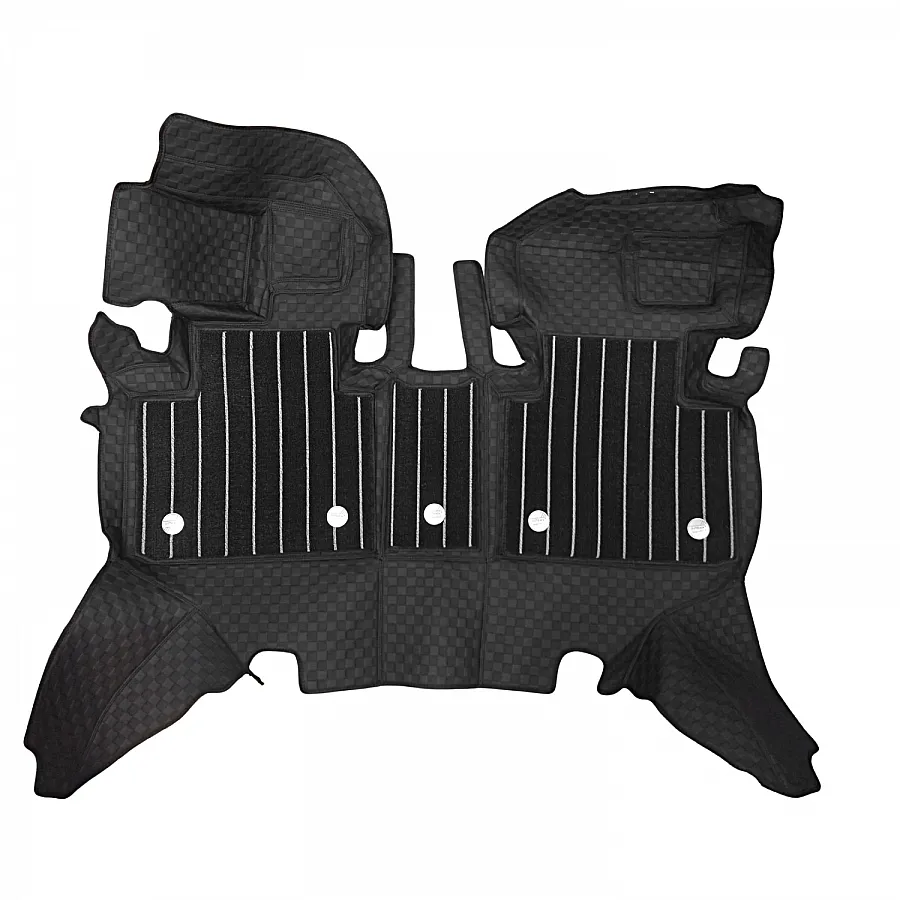 Luxury Florino Floor Mats for Tata Sierra 2026 Onwards - Black Color
