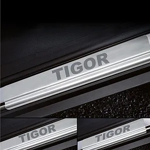 Galio Stainless Steel Door Sill Guards for Tata Tigor 2016 Onwards