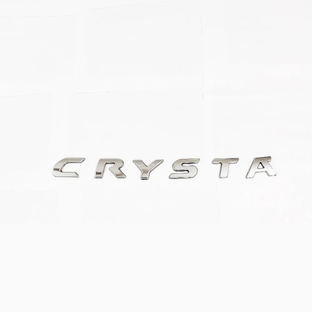 Galio Crysta Logo 3D Chrome Letter
