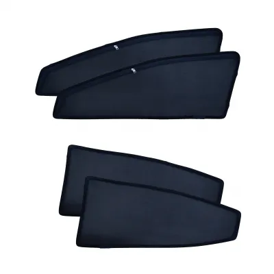 Toyota Corolla Altis 2014-20 Zipper Magnetic Window Sun Shades - 4 Pieces