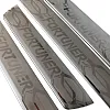 Galio Stainless Steel Door Sill Guards for Toyota New Fortuner, Legender, Neo Drive