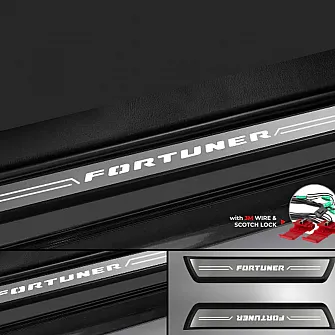 GFX Illuminated Sill Guards for Toyota Fortuner 2016 Onwards