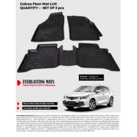 Carhatke TPU Premium LongLife Floor Mats for Toyota Glanza 2019 Onwards