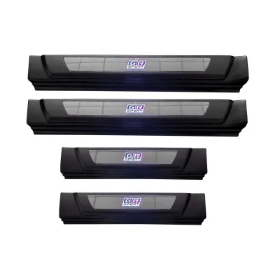 Led Door Sill Plate for Toyota Hilux 2022 Onwards - GR Sport Design Led Door Sill Plate for Toyota Hilux 2022 Onwards - GR Sport Design