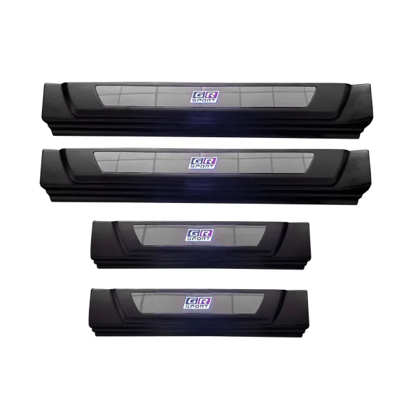 Led Door Sill Plate for Toyota Hilux 2022 Onwards - GR Sport Design Led Door Sill Plate for Toyota Hilux 2022 Onwards - GR Sport Design
