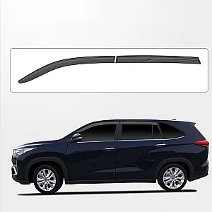 Galio Black Door Visor for Innova Hycross, Invicto