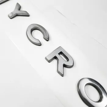 Galio Hycross Logo 3D Chrome Letter