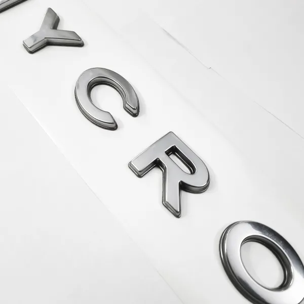 Galio Hycross Logo 3D Chrome Letter