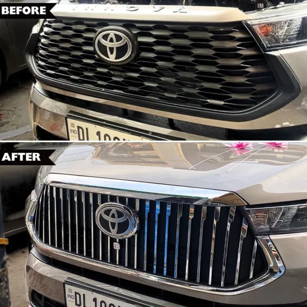 Maybach Design Front Grill for Toyota Innova Hycross 2023 Onwards Maybach Design Front Grill for Toyota Innova Hycross 2023 Onwards