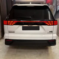 Alphard Design Tail Lights for Toyota Innova Hycross 2023 Onwards - Red Glass