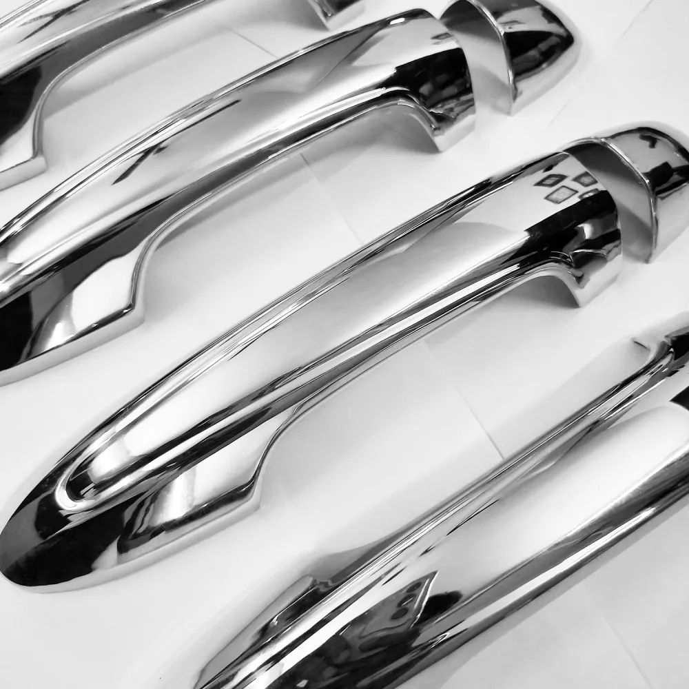 Cnleague Chrome Door Handle Cover for Toyota Crysta, New Fortuner, Yaris