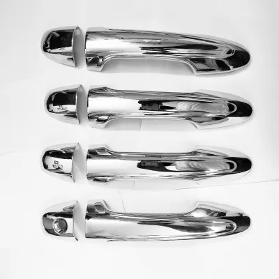 Cnleague Chrome Door Handle Cover for Toyota Fortuner 2016 Onwards