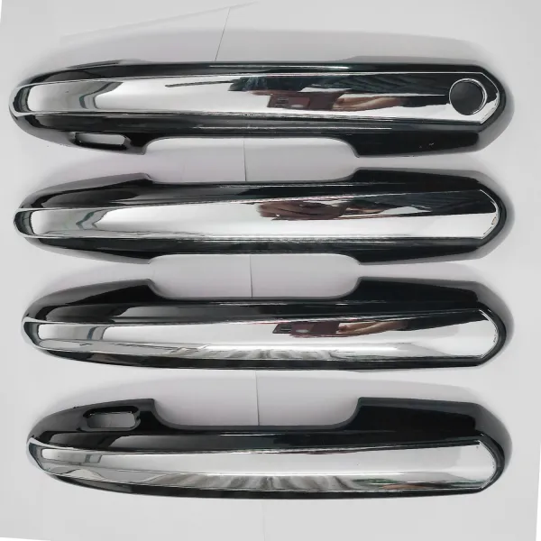 Cnleague Door Handle Cover for Toyota Innova Hycross 2023 Onwards - Black with Chrome Cnleague Door Handle Cover for Toyota Innova Hycross 2023 Onwards - Black with Chrome