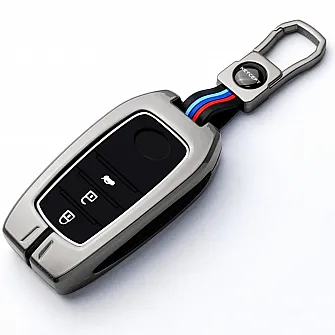 Metal key Cover For Toyota Fortuner, Crysta, Hycross, Hilux, Land Cruiser, Legender, Invicto - TOY-4