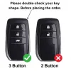 Metal key Cover For Toyota Fortuner, Crysta, Hycross, Hilux, Land Cruiser, Legender, Invicto - TOY-4 Metal key Cover For Toyota Fortuner, Crysta, Hycross, Hilux, Land Cruiser, Legender, Invicto - TOY-4