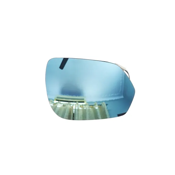 Side Mirror Blue Anti-Glare Glass Lens with Indicator for Toyota Crysta 2016 Onwards