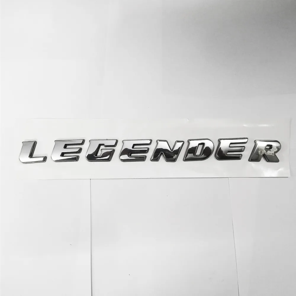 Galio Legender Logo 3D Chrome Letter