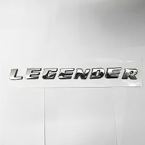 Galio Legender Logo 3D Chrome Letter