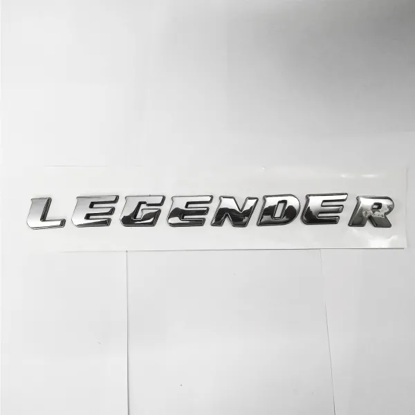 Galio Legender Logo 3D Chrome Letter