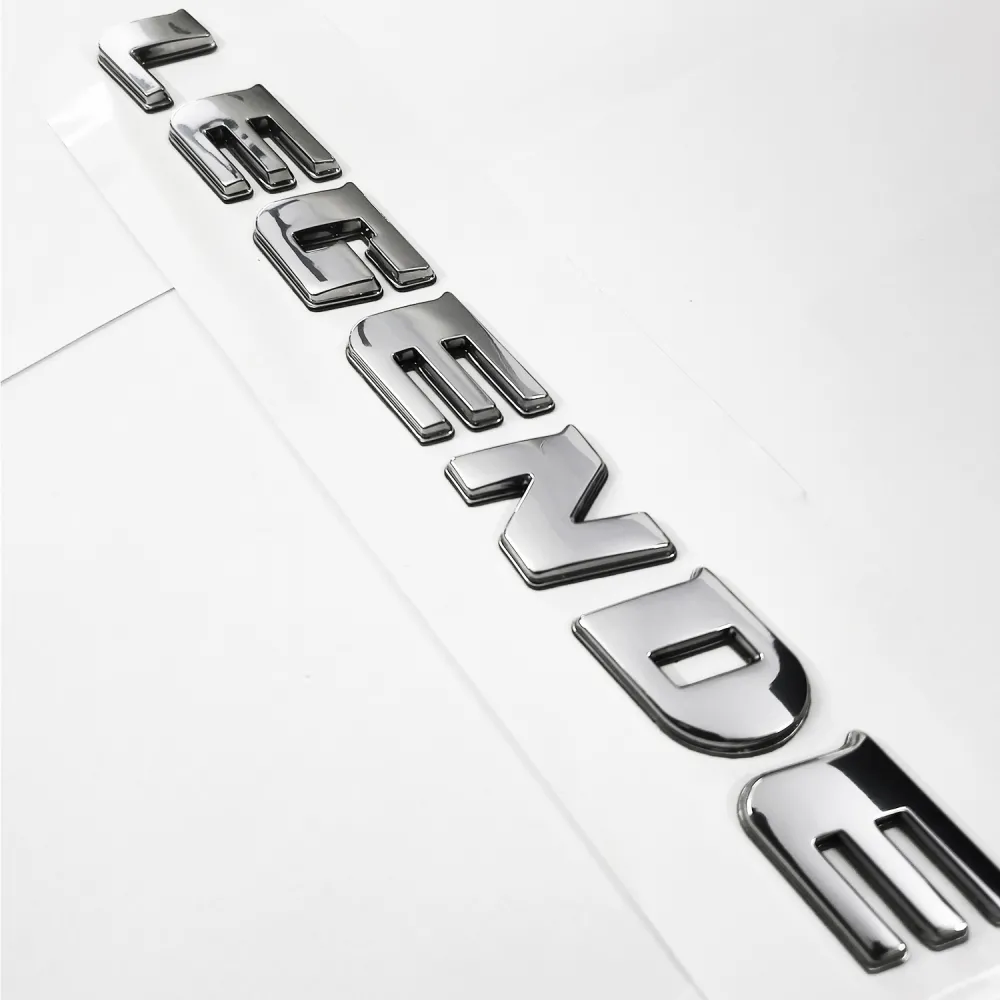 Galio Legender Logo 3D Chrome Letter
