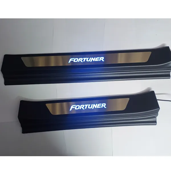 LED Door Sill Plate for Toyota Fortuner 2016 Onwards