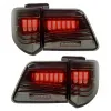 Dodge Style LED Tail Light for Toyota Fortuner 2012-2016 - Smoke Glass