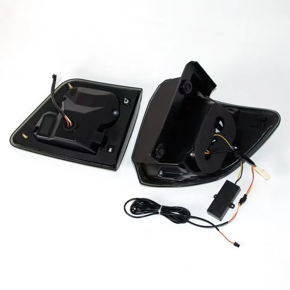 Dodge Style LED Tail Light for Toyota Fortuner 2012-2016 - Smoke Glass