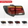 Dodge Style LED Tail Light for Toyota Fortuner 2012-2016 - Smoke Glass