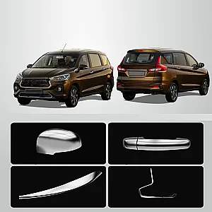 GFX Toyota Rumion 2023 Onwards Chrome Finish Compact Combo Kit - 19 Peices GFX Toyota Rumion 2023 Onwards Chrome Finish Compact Combo Kit - 19 Peices