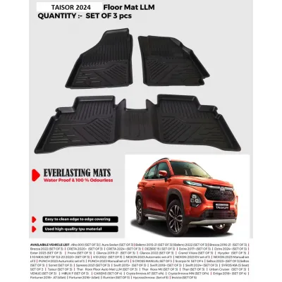 Carhatke TPU Premium LongLife Floor Mats for Toyota Taisor 2024 Onwards Carhatke TPU Premium LongLife Floor Mats for Toyota Taisor 2024 Onwards