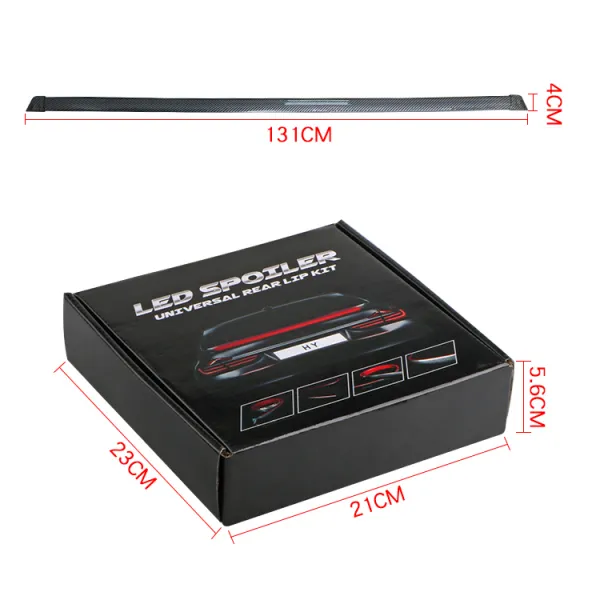 Carhatke Universal Car Rear Spoiler LED Strip Turning Signal Flexible Strip Light (3.9ft, 12V ) Carhatke Universal Car Rear Spoiler LED Strip Turning Signal Flexible Strip Light (3.9ft, 12V )