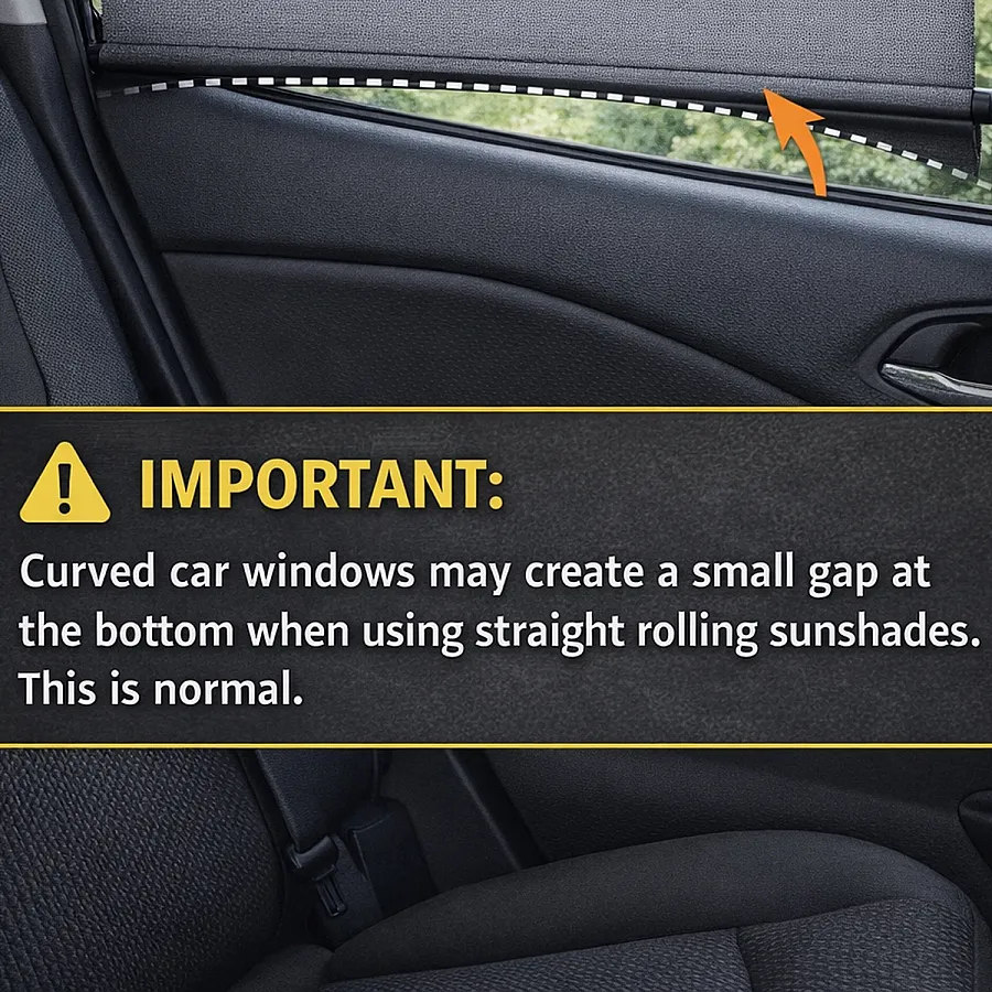 Maruti Nexa XL6 2019 Onwards Automatic Window Rolling Curtain - 4 Pieces