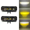 150W 4 Lens Auxiliary Spot Lights for Car & Bike