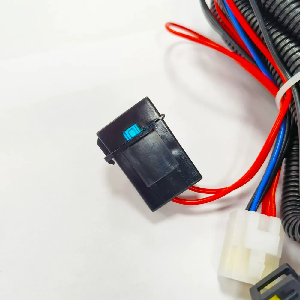 Universal Fog Light Relay Wiring Harness Kit With Switch for Car