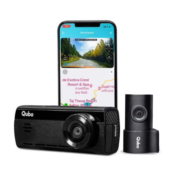 Qubo Car Dash Camera True 4K 2160P UHD Dual Channel Qubo Car Dash Camera True 4K 2160P UHD Dual Channel