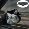 Universal 2-in-1 Blind Spot Mirror & Rain Eyebrow Protector (Pack of 2)