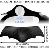 Universal 2-in-1 Blind Spot Mirror & Rain Eyebrow Protector (Pack of 2)