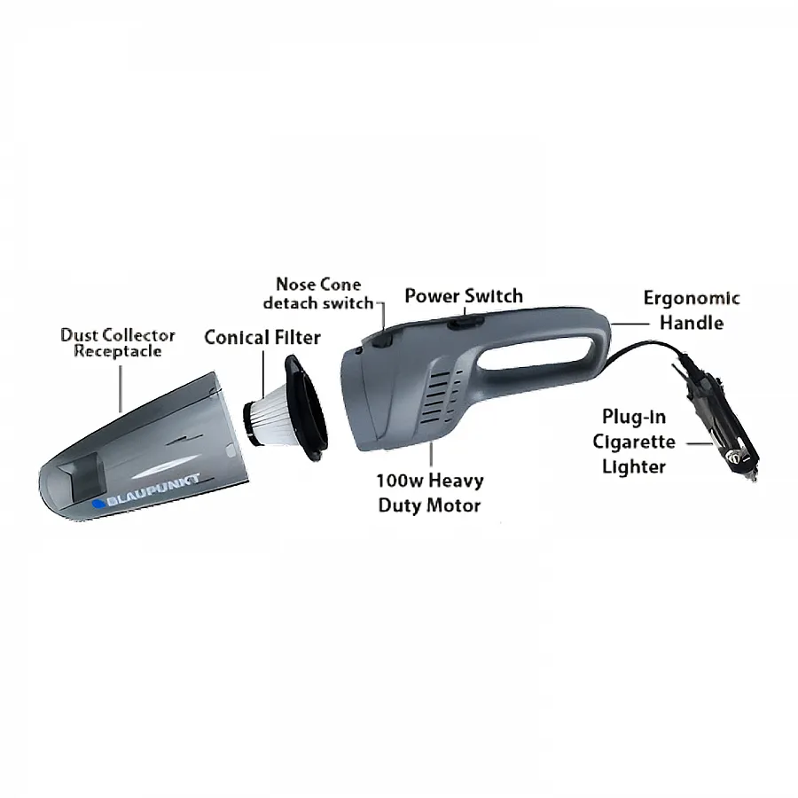 Blaupunkt Car Vacuum Cleaner (VC-3008 GY)
