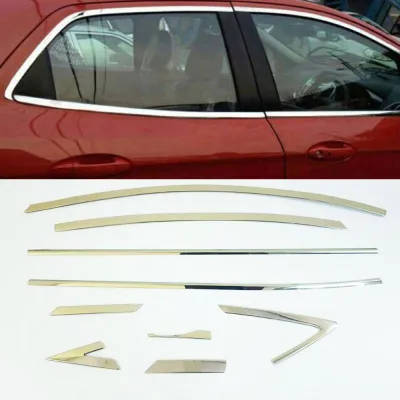 Hyundai Verna 2015-2017 Full Window Chrome Garnish Trims (Set Of 18Pcs.)