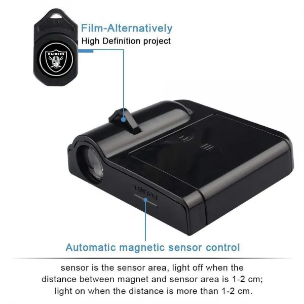 Honda All Car Wireless Door Open Alert Welcome Shadow Ghost Light - 2 Pieces