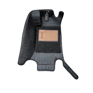 Carhatke 9D Luxury Car Foot Mats For MG Gloster 2020 Onwards - Black