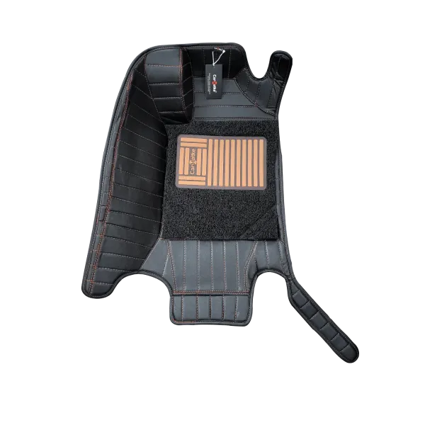 Carhatke 9D Luxury Car Foot Mats For MG Gloster 2020 Onwards - Black