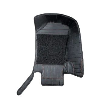 Carhatke 9D Luxury Car Foot Mats For MG Gloster 2020 Onwards - Black