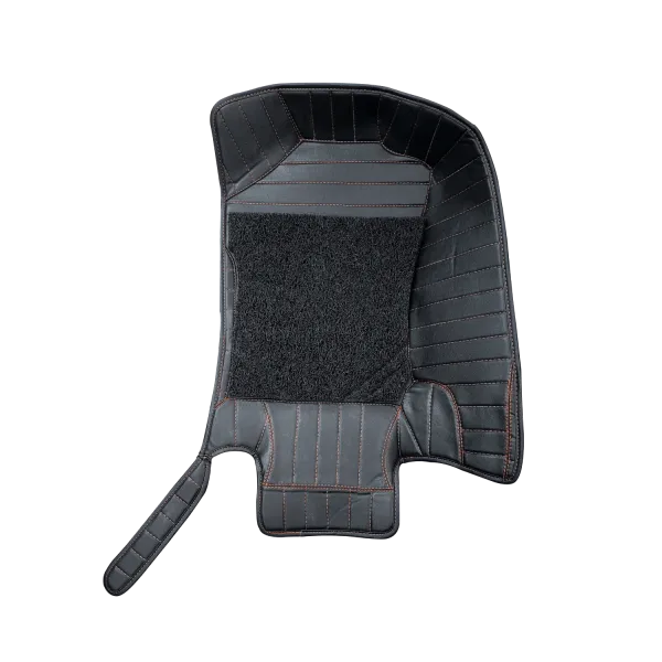Carhatke 9D Luxury Car Foot Mats For MG Gloster 2020 Onwards - Black