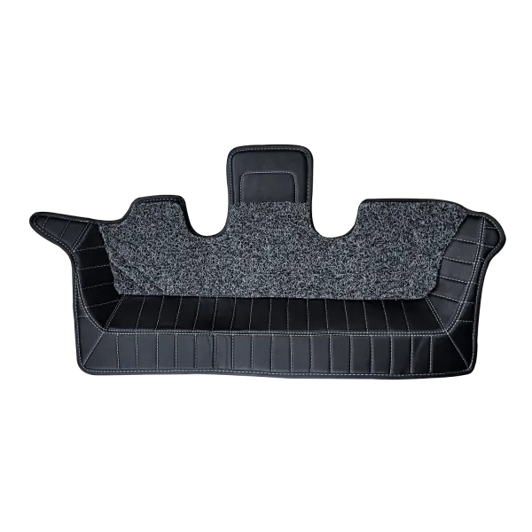 Carhatke Tata Safari 6 Seater 2021-23 Onwards 7D Leatherette Car Floor Mats Black 