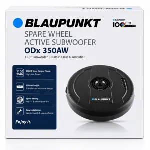 Blaupunkt ODx 350AW 11-Inch Active Spare Wheel Subwoofer | 350W RMS | 1100W Max