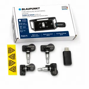 Blaupunkt TPMS In-Dash USB 4.2 | Wireless Tyre Pressure Monitoring System
