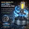 Carhatke 160W Tri Color LED Headlight Bulb for Car & Bike H4/H19 - Remote Control + Flasher
