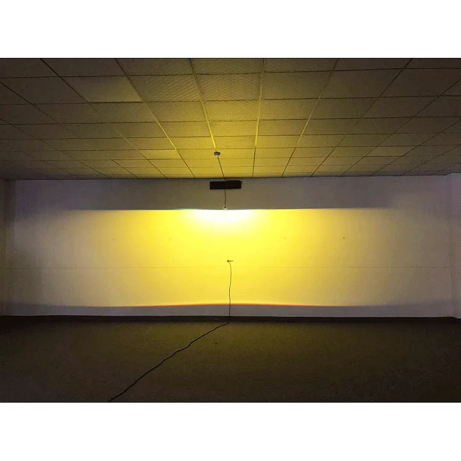 Carhatke 110W Tri Color Projector Fog Light 3 Inch With High/Low Beam - Blue Lens