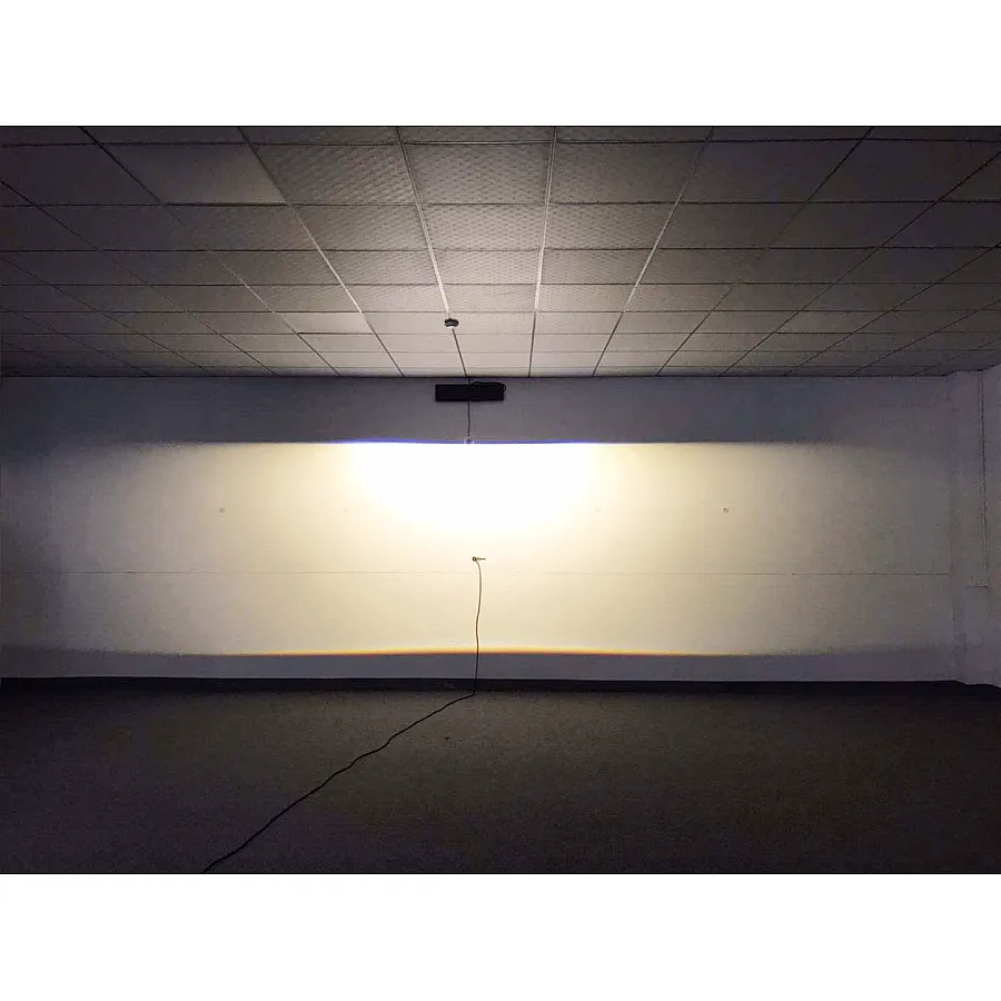 Carhatke 110W Tri Color Projector Fog Light 3 Inch With High/Low Beam - Blue Lens